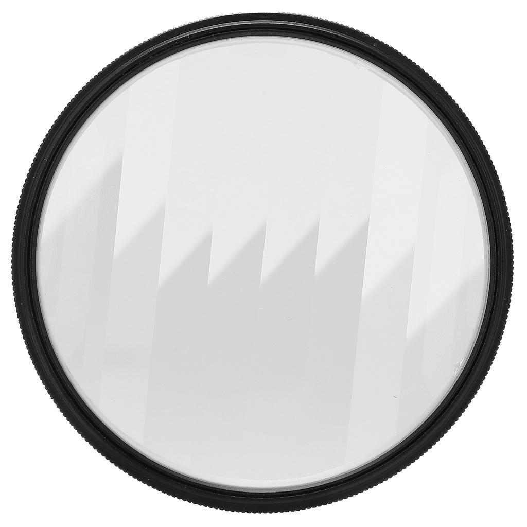 77mm Linear Prism Lens Filter Glass Prism Foreground Blur Lens Filter for Camera Photography