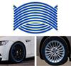16Pcs Sticker Reflective Rim Stripe Tape Tape Pet Reflective Decal Sticker Bike Motorcycle Car