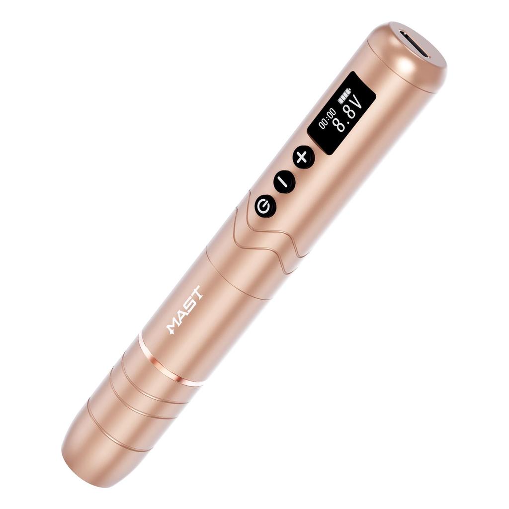 Mast Nano2 Tattoo Pen Machine Беспроводной микроблейдинг с вращающимся ЖК-дисплеем, легкая батарея 1100 мАч для бровей, подводки для глаз, губ, кожи головы и точечных татуировок