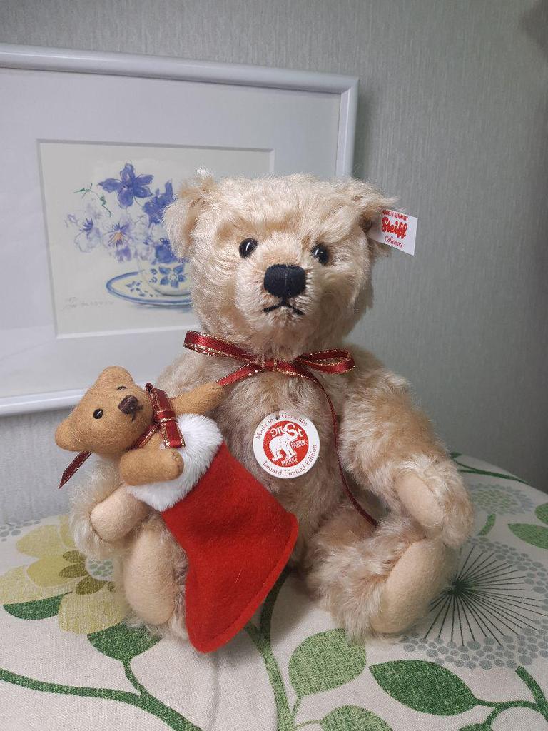 [USED] Steiff Teddy Bear "Leonard" approx. 25cm