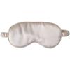 1 Pack Sleep Mask, Silk Eye Mask with Elastic Strap, Blindfold, Soft Silk Sleeping Mask for Girls, Women, Men (White)  White