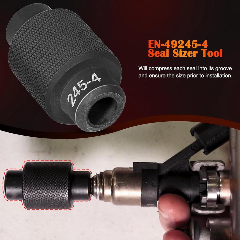 GM245 Fuel Injector Seals Tools Set Perfectly Compatible With GM Subaru Engines, Replaces For #EN-49245, EN-51105 And #18683AA000