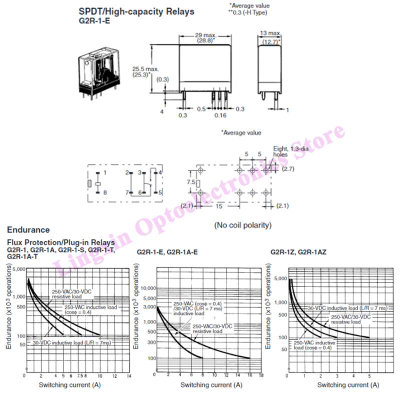 2 шт./лот Силовые реле G2R DC5V 12V 24V AC220V G2R-2-5 G2R-2-12 G2R-2-24VDC G2R-1-12 G2R-1-24 G2R-1-E-12 G2R-1-E-24 Оригинальные новые реле 5