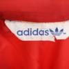 Adidas 70-е Винтажная куртка из нейлона с вышивкой логотипа Трилистника Descente M Красная Мужская Б/У