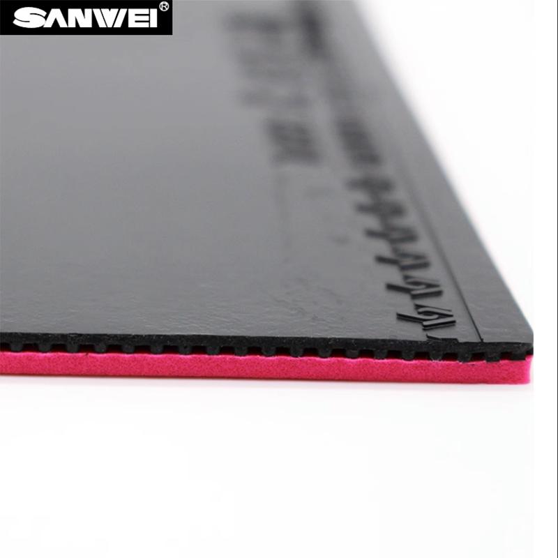 SANWEI TAIJI PLUS/LINHT VERSION Накладка для настольного тенниса Одобренная ITTF 40+ Накладка для настольного тенниса (Полулипкий) Пинг-понг резиновый