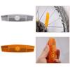 4pcs/set Bike Bicycle Spoke Reflector Safety Warning Light Safety Wheel Rim Reflective Lamp Mount Vintage Clip Tube Reflector