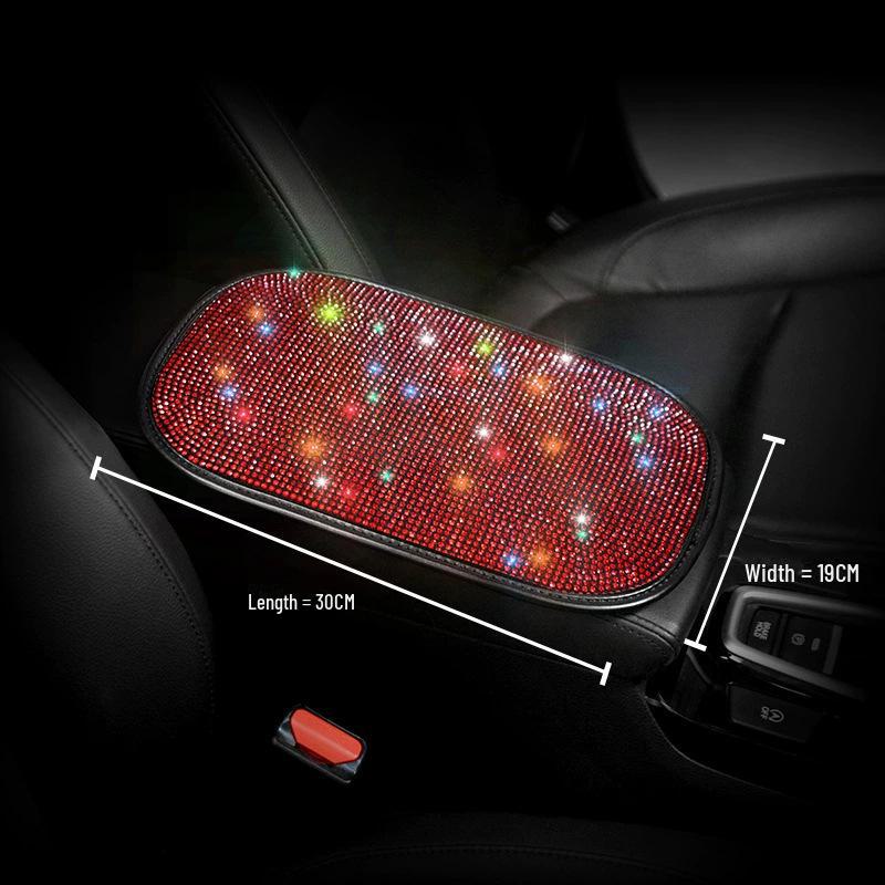 Универсальная утолщенная ромбовидная защитная накладка на подлокотник автомобиля