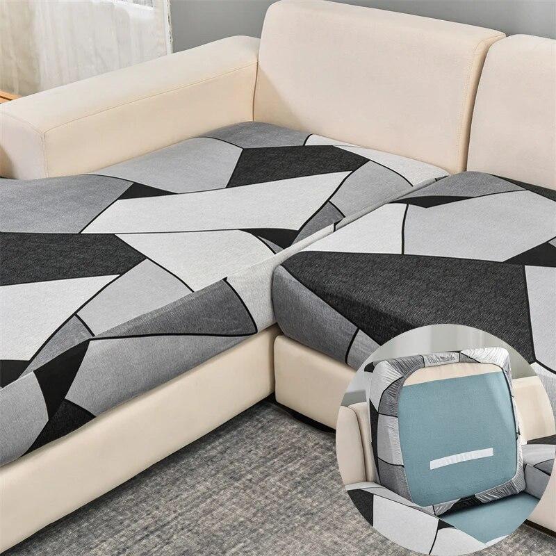 Эластичные чехлы для диванных подушек, чехлы для диванных сидений, противоскользящие защитные чехлы для мебели, замена отдельных подушек