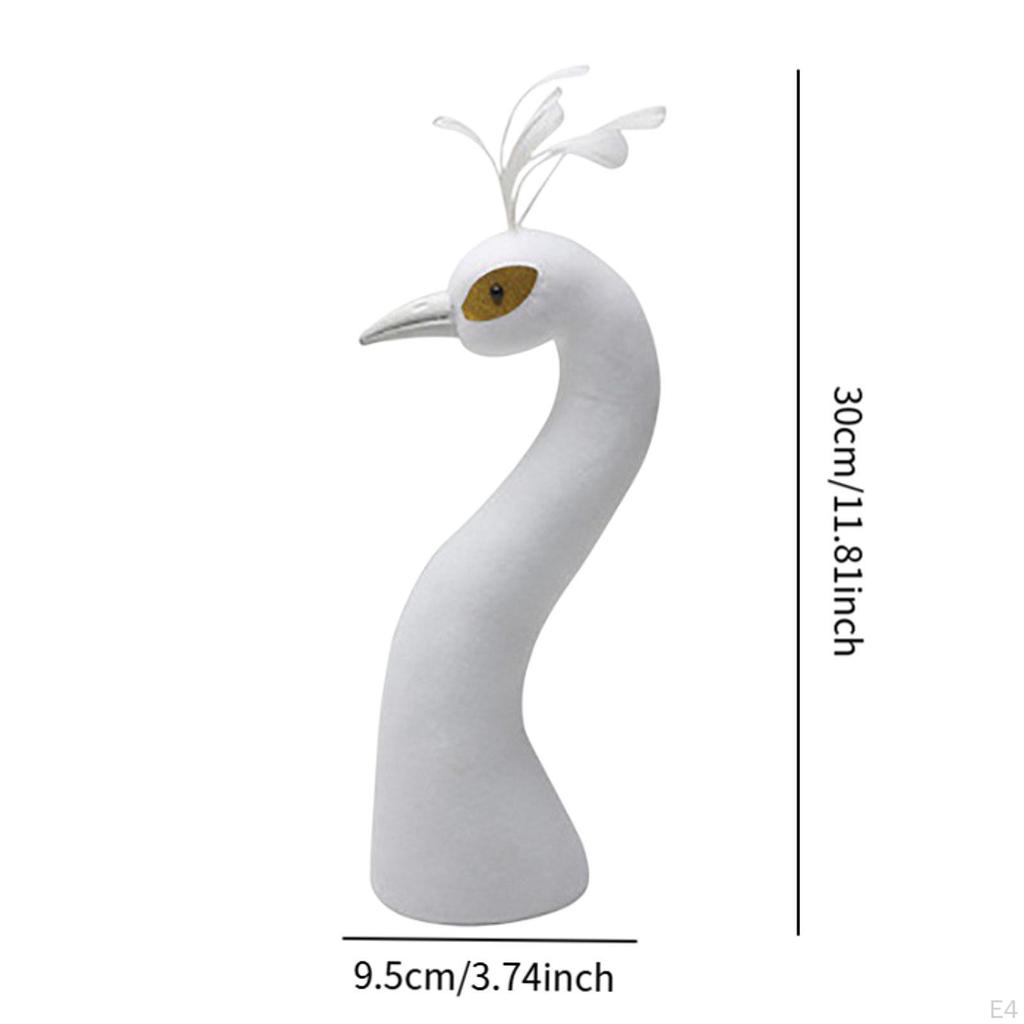 Decorative Peacock Head with Floral Design for Special Occasions