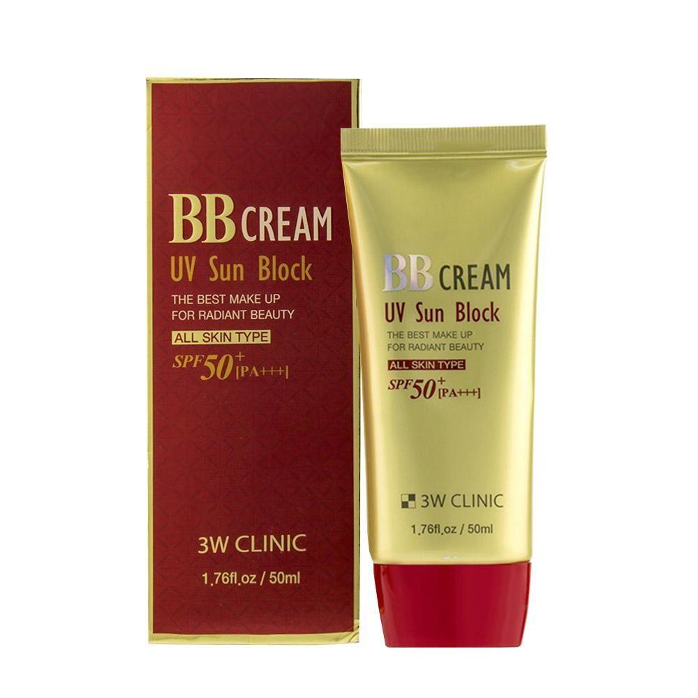 3w Clinic KNMBSIYE УФ-защитный BB-крем SPF50+ PA+++ 50 мл