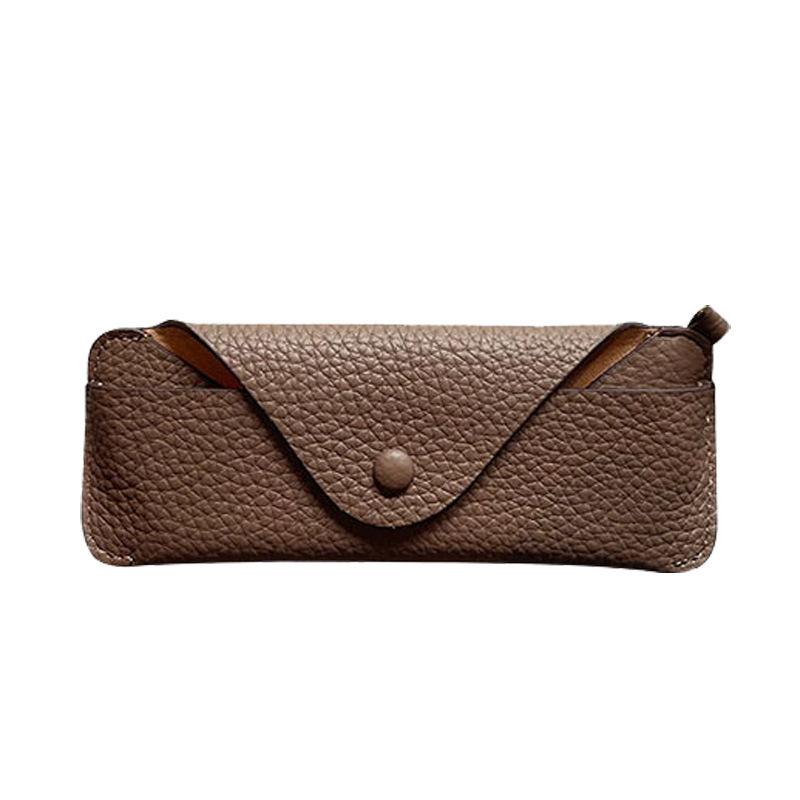 New Genuine Leather Multifunctional Storage Bag Glasses Bag Portable Sunglasses Storage Bag Organizador De Gafas