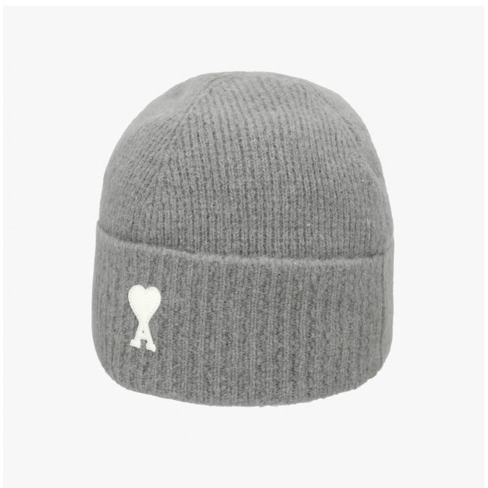 Шапка Ami с логотипом-сердечком Ami Ubo005 Kn0135 058