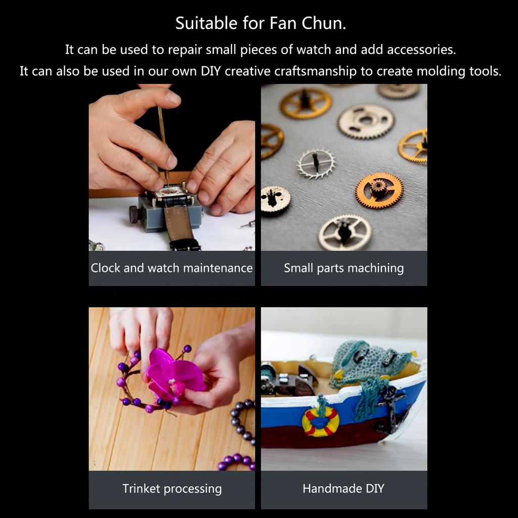 Multi Functional Watch Repair Tool Set Includes Round Hammer, Pad, and Non Slip Handle for Watchmakers and DIY Enthusiasts