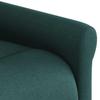 Recliner Chair with Rising Assistance Dark Green Fabric