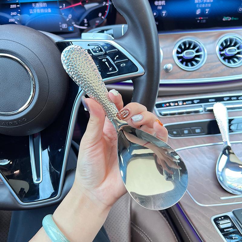 Утолщенная ложка для риса из нержавеющей стали в японском стиле с длинной ручкой, лопатка для рисоварки, шведский стол, сервировочный совок, кухонная утварь для дома