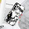 JW78 Naruto Comic Black Soft Case for Samsung Note 20 Lite S24 Ultra S23 A03 A05 A06 A11 A71 A15 A16 A13 A24 A25 A33 A52 A53 A50 M55 M35 Plus