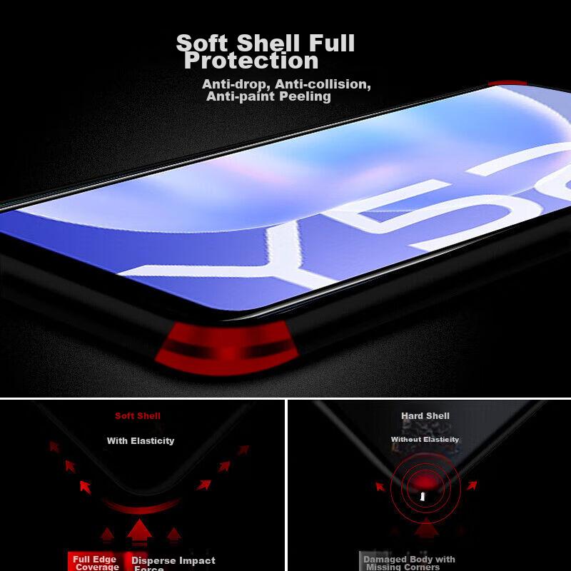 Kelleia Xiaomi Redmi Note 12T Pro Phone Case, Redmi Note 12T Pro Full Coverage Frosted Anti-Fingerprint Shockproof Soft Case, Black, 6.67 Inches