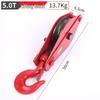 Национальный стандарт Сверхмощный стальной трос Подъемный блок с открытым крюком - Грузоподъемность 0,5 т, 1 т, 3 т