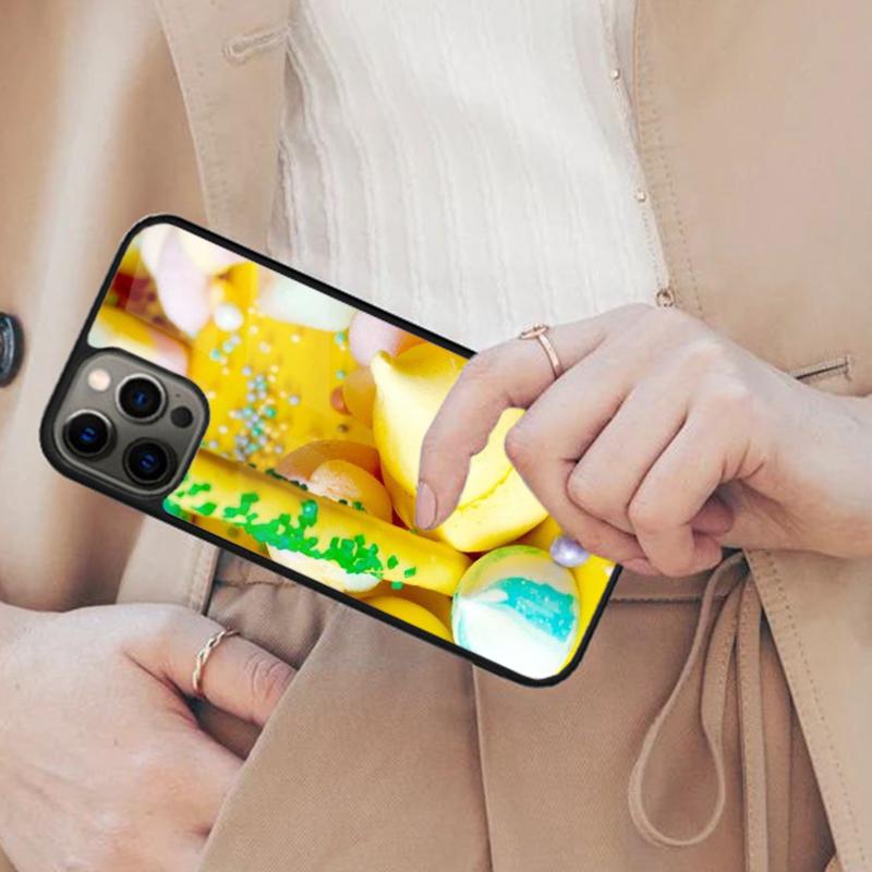 Кекс Зефир Глазурь Шарики Магнитный Чехол Для Телефона ДЛЯ APPLE iPhone 17 Air 16 14 13 12 Pro Max 15 Plus Беспроводная Крышка MagSafe