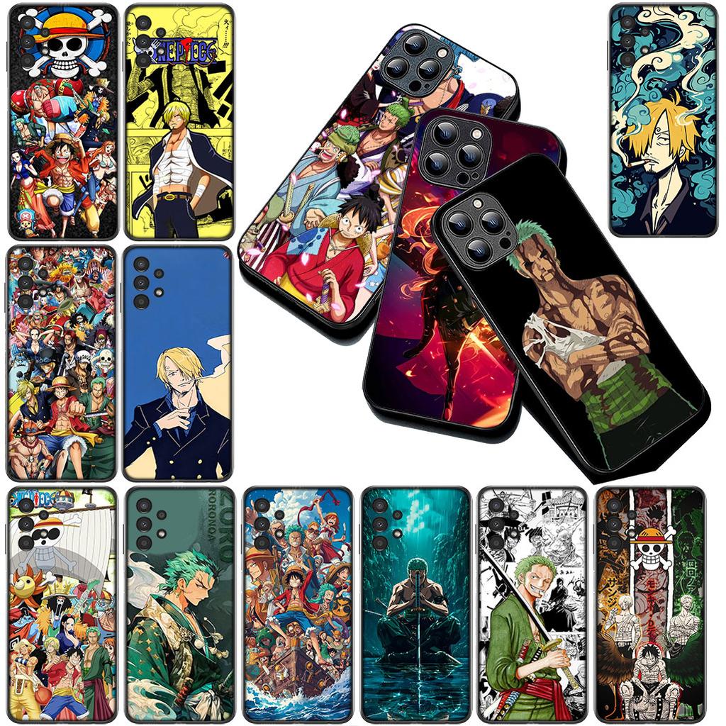 Casing for Apple iPhone 12 13 Pro Max Mini ProMax X XR Air 13Pro XS Phone Cover Soft Case Sanji Roronoa Zoro One Pieces Luffy