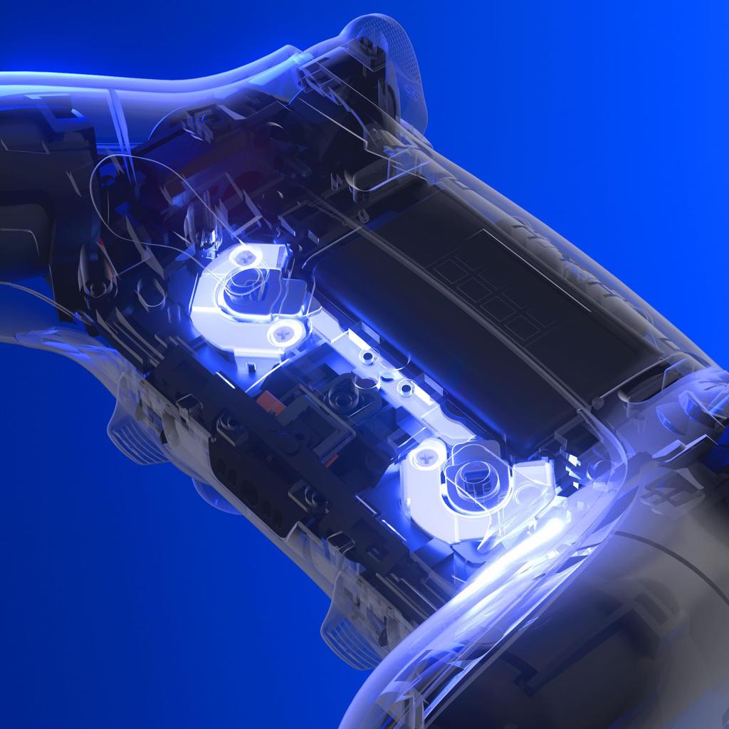 eXtremeRate Replacement Magnetic Module Back Paddle Kit Compatible with PS5 Edge Metal Magnetic Repair Part Compatible with PS5 Edge Controller Back