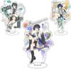 Game Figures WANDERER XIAO Venti Genshin Impact Acrylic Stand Model Kazuha Heizou Desk Decor Collection Standing Ornamen Gifts