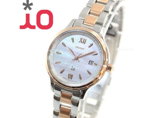 Orient IO Natural & Plain RN-WG0415A Солнечные часы MOP циферблат серебристо-золотой 27,6 мм НОВЫЕ