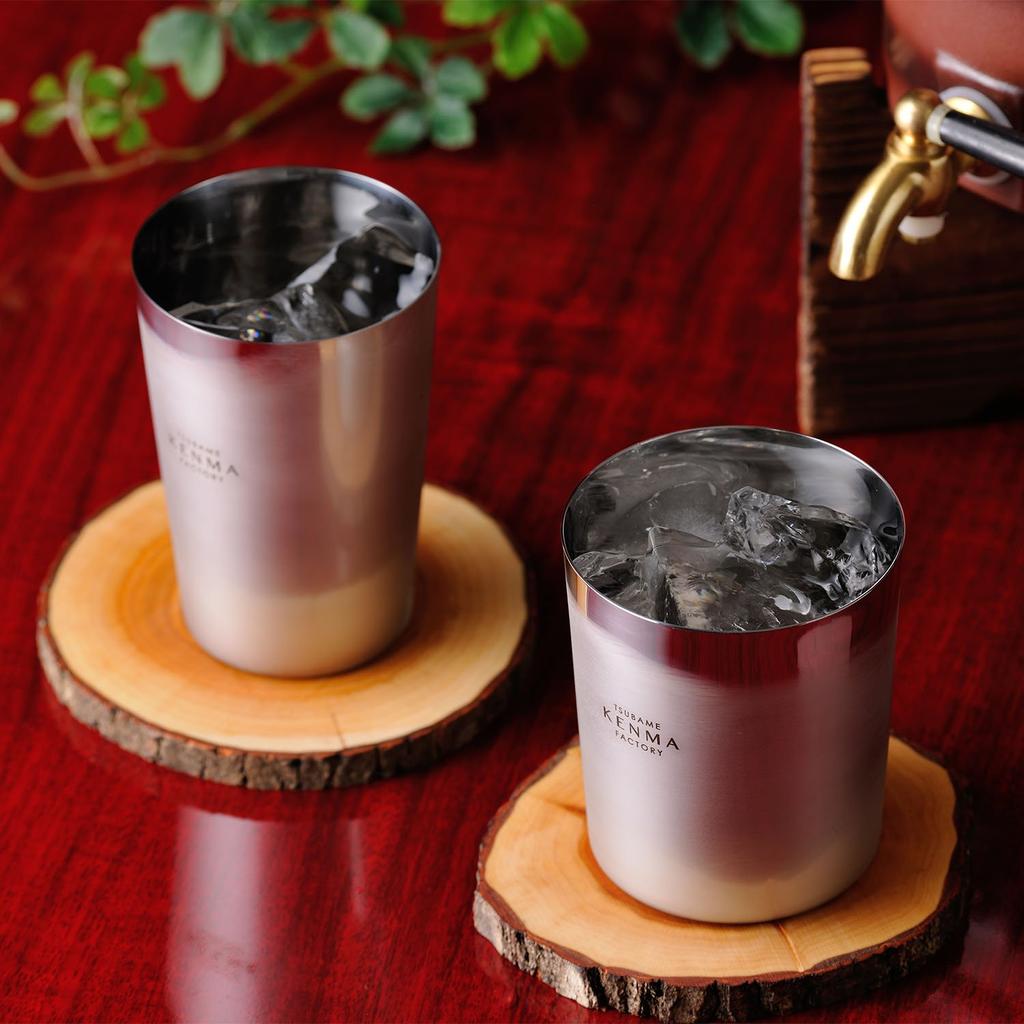 Wahei Phrases Tsubame Gyo Factory 340 мл набор из 2 деревянных коробок из нержавеющей стали сделано в Японии TM-9856