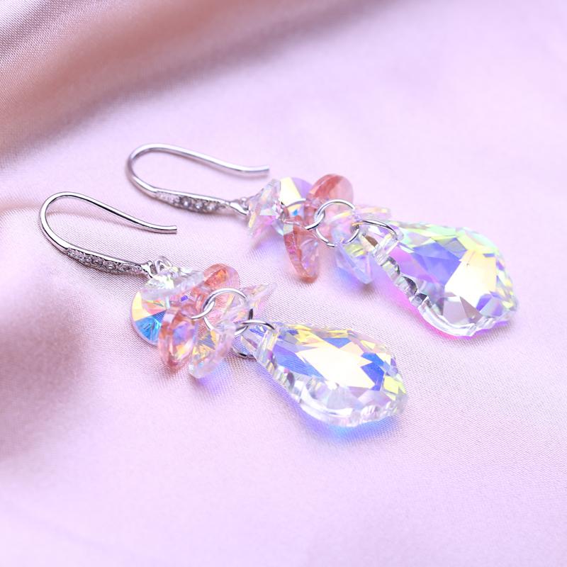 KNIKOO Geometry Long Earrings For Women Fashion Drop Earrings Jewerly For Wedding Party Gifts Drop Earrings