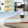 1080P Wi-Fi PTZ уличная IP-камера двустороннее аудионаблюдение 4-кратный цифровой зум красочное ночное видение высокоскоростная купольная беспроводная PTZ-камера домашней безопасности