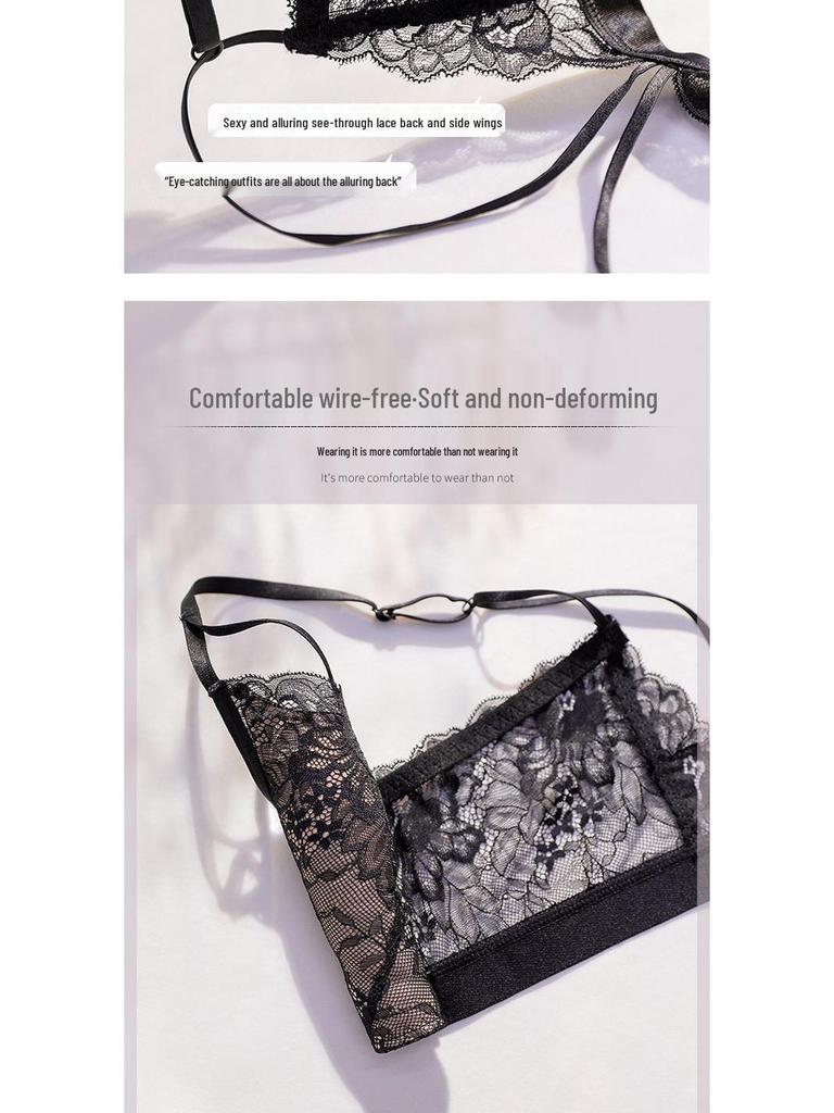 2025 Lace Backless Front Buckle Seamless Push-Up Bra for Women