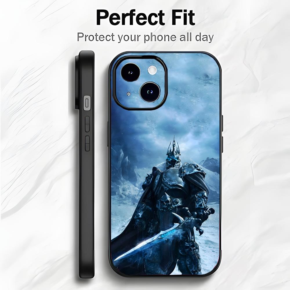 Эпический Огромный Американский Игровой W-World Of Warcraft Чехол для Телефона Чехол для Телефона Мягкая Упаковка Легкий Для iPhone17 16 15 14 13ProMax