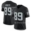 Mens 3rd Generation Raiders 89 Black Bowers Rugby Jersey All Sizes S-XXXL
