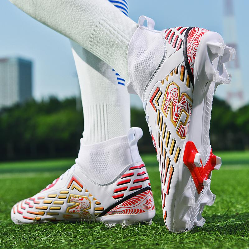 Мужские футбольные бутсы резиновые с мягкой подошвой Art Lawn профессиональные молодежные футбольные бутсы большого размера