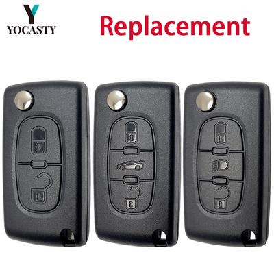 YOCASTY Складной Пульт Ключ Корпус Крышка Для Citroen C2 C3 C4 C5 C6 Xsara Berlingo Для Peugeot 207 307 308 407 607 807 HU83 VA2