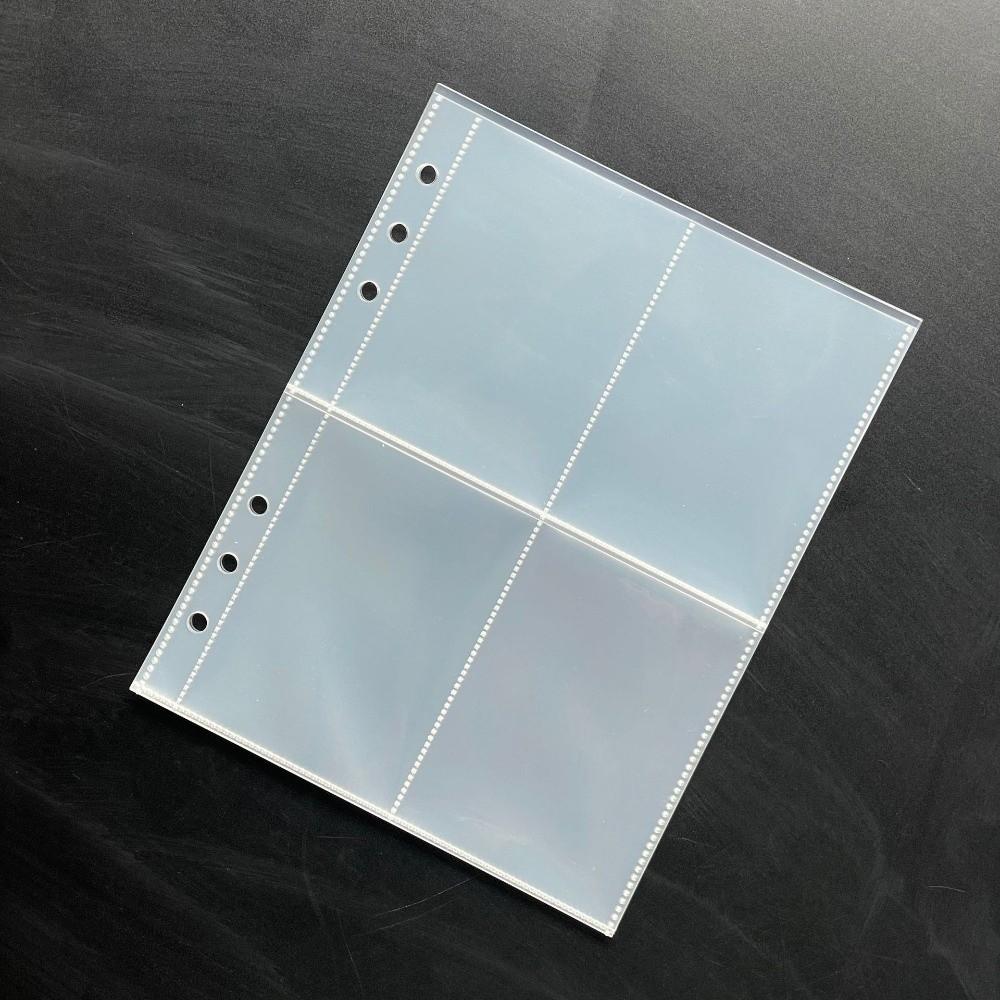 Double-Buckle Cover Photo Storage Book PVC Card Organizer Holder Loose Leaf Binder for Idol Cards