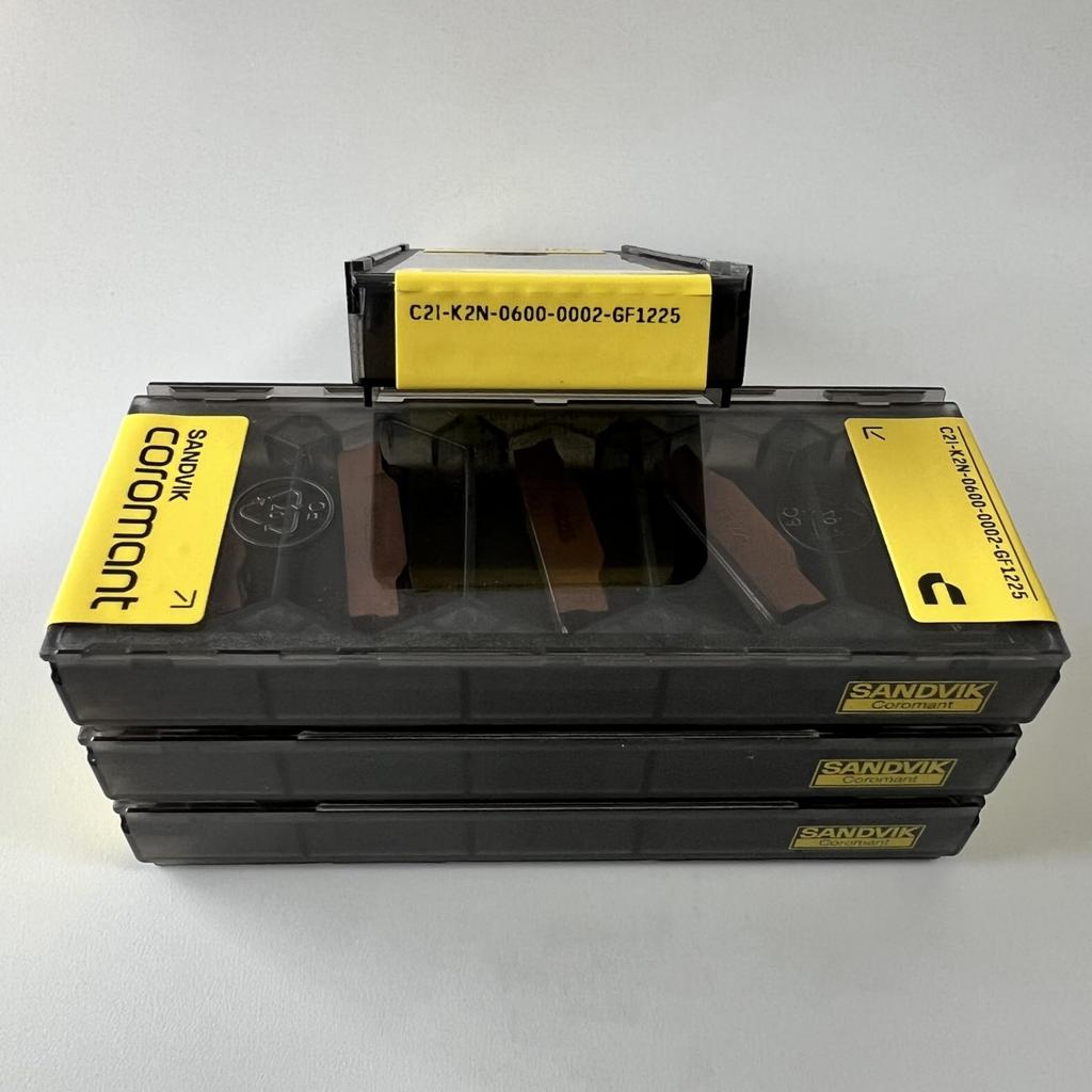SANDVIK / C2I-K2N-0600-0002-GF 1225 / Original Swedish hard alloy blade 5 Pcs