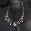 Salircon Punk Metal Imitation Pearl Pants Chain Men 2026 Trendy Silver Color Handmade Bead Jeans Waist Chain Jewelry Accessories