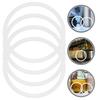 4 шт. изоляционное силиконовое уплотнительное кольцо для чашки, принадлежности для бутылки с силикагелем