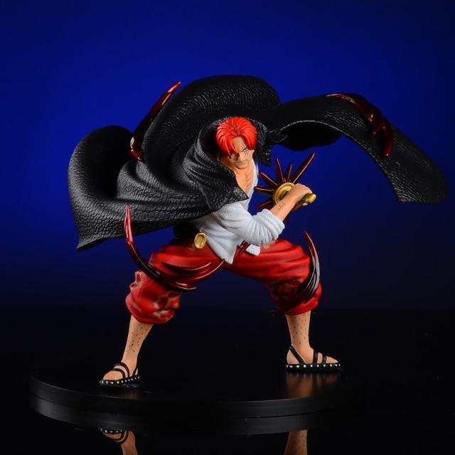 18 см Фигурка Аниме One Piece Шанкс Четыре Императора Рыжеволосый Шанкс Фигурка Действия Взрослый Коллекционная Модель Кукла Игрушки Подарок