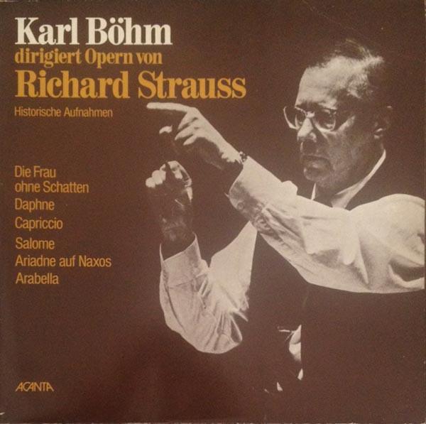 LP Record KARL BHM DIRIGIERT OPERN VON RICHA Karl Bohm Dirigiert Opern Von Richa 232801 Acanta 1979 Germany Classical Used