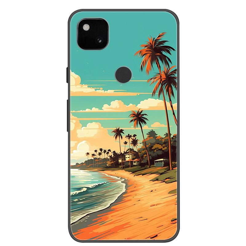 Силиконовый чехол для Google Pixel 4A Чехол силиконовый Pixel4A Задняя крышка Чехол для телефона для Google Pixel 4 A 4A 4G 5G 6A 6 Pro Мягкие чехлы
