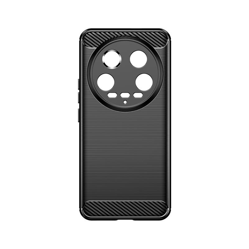 Для чехла Xiaomi 14 Ultra Чехол для Xiaomi 14 Ultra Бампер Противоударный силиконовый чехол из углеродного волокна для Xiaomi 14 Ultra Чехол