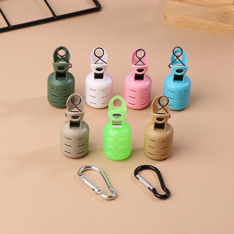 6Pcs New Squid Jig Bait Protector Kit Webfoot Octopus Egi Hook Cover Cuttlefish Umbrella Lure Cap With Carabiner Sea Accessories