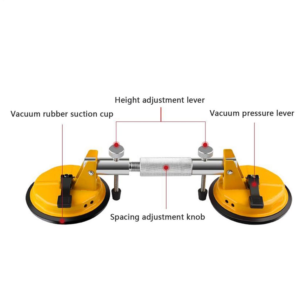 Granite Seam Setter Vacuum Suction Cup Seamless Marble Seam Setter for Joining Lightweight Counter Installation Aid for Stone