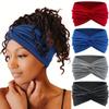 4 Pcs Wide Headbands for Women, Large Turban Headband Boho Hairband Hair Twisted Knot Accessories