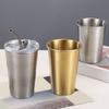Compact Size Stainless Steel Mug Travel Coffee Cup Easy Sipping