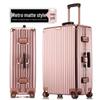 Retro Aluminum Frame Spinner Suitcase - Available In 20/24/26/29 Inches
