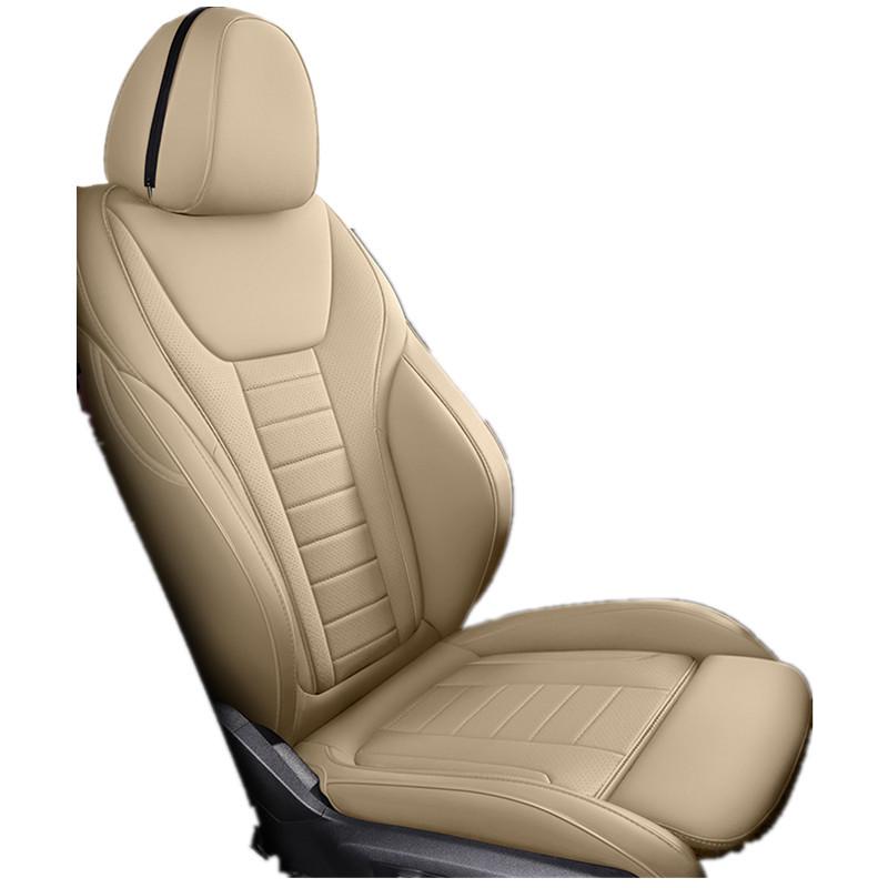 Fits 2018-2020 BMW X3: Genuine Leather Seat Cushion for All Seasons, Five-Seater.