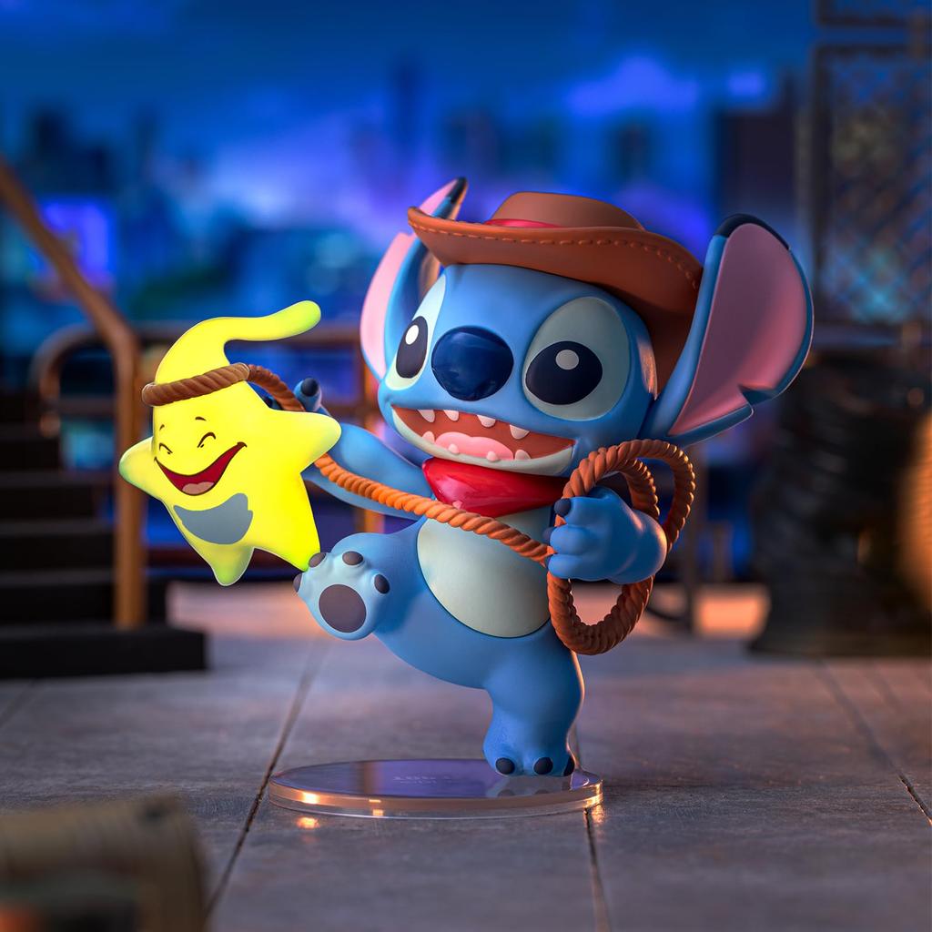 ЛУЧШАЯ ИГРУШКА Disney Серия Город Коробка с сюрпризом Мягкий винил Подарок для коллекционеров персонажей Диснея "Приключение Стича" [В ассортименте 6] Фигурки, Игрушки, Подарок,